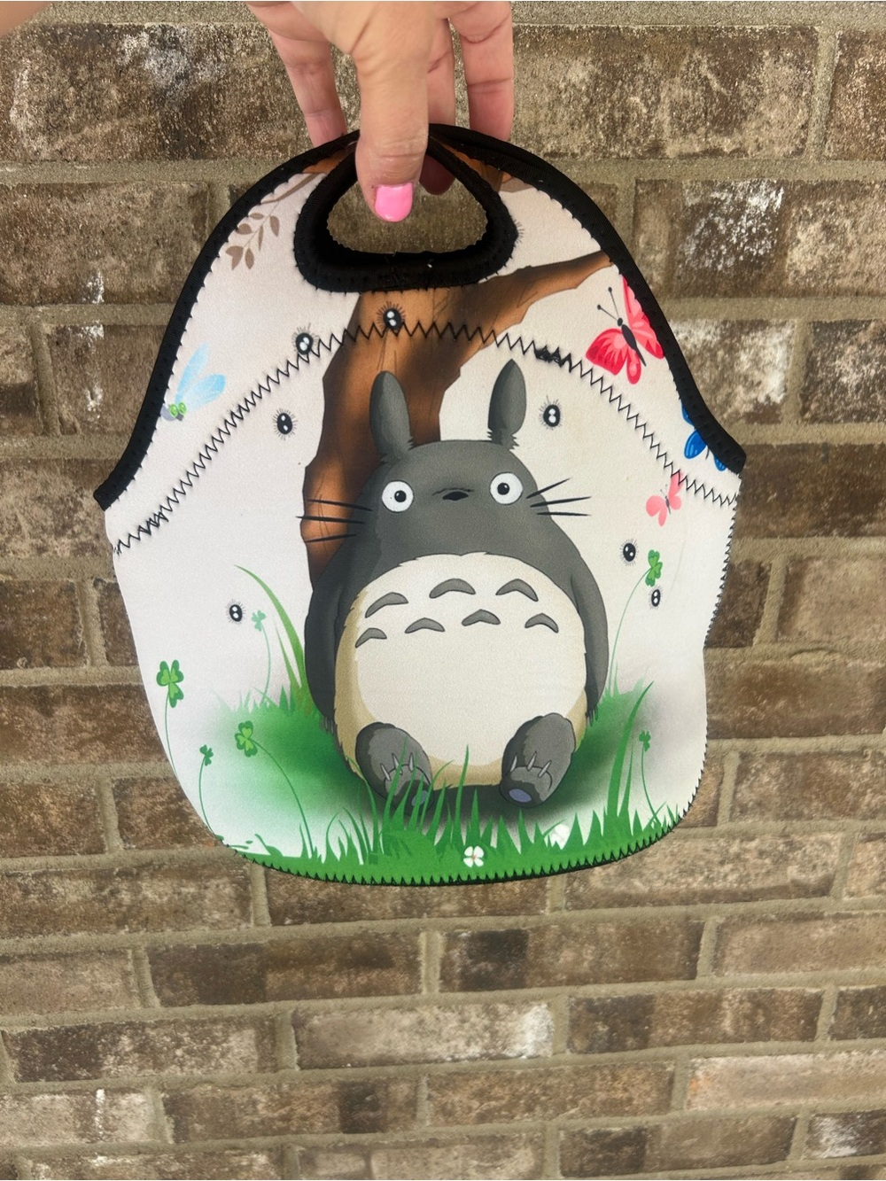 🤩 My Neighbor Totoro Neoprene Lunch Tote / Kawaii Anime Bento Bag